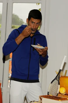 Novak Jokovic Celebrates His 29th Birthday   Paris jpeg