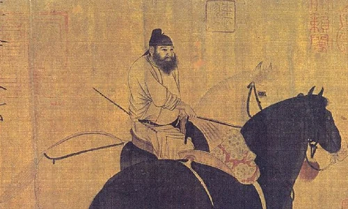 733px tang dynasty 2 horses 1 rider jpg