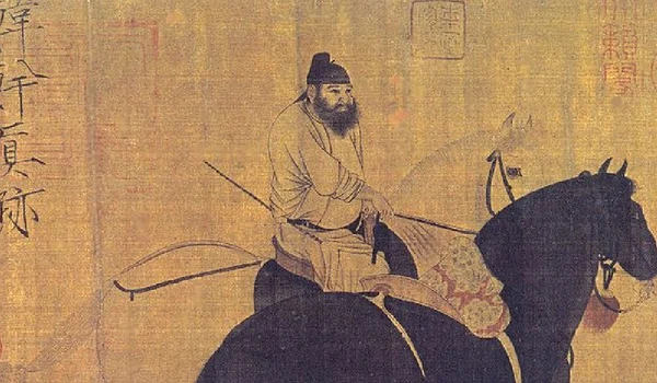 733px tang dynasty 2 horses 1 rider jpg