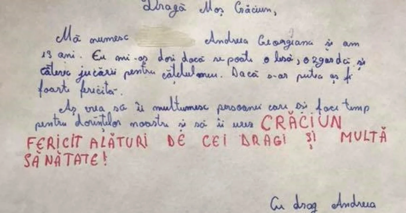 scrisoare catel