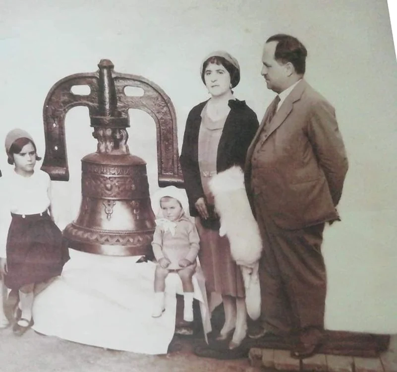 Arhitectul Statie Ciortan, un promotor al neoromânismului, alături de familia sa