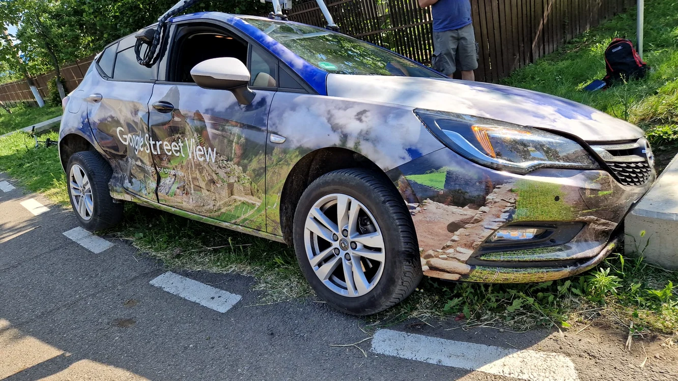 Mașina implicată în accident era cu șofer la volan. SURSA reporterbuzoian.ro
