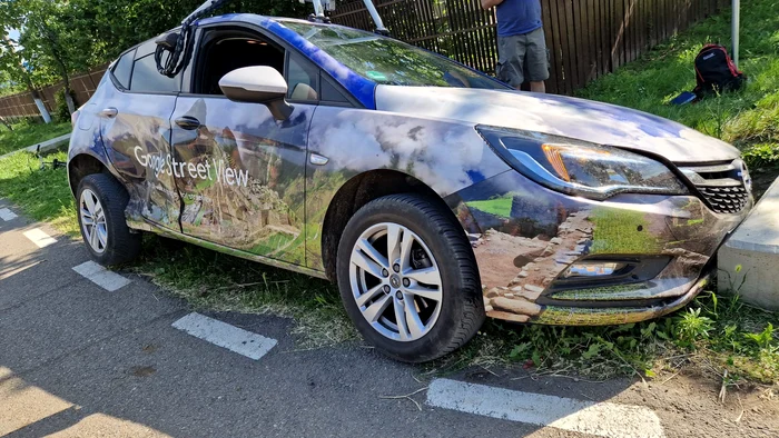 Mașina implicată în accident era cu șofer la volan. SURSA reporterbuzoian.ro