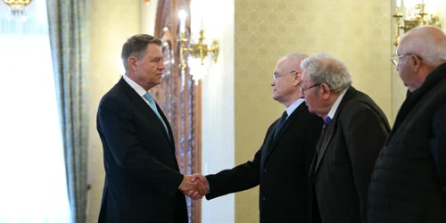Klaus Iohannis si Eugen Nicolicea FOTO Presidency.ro