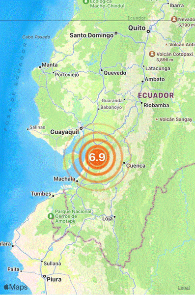 Puternic seism în largul coastelor Ecuadorului. Sunt cel puțin 12 victime