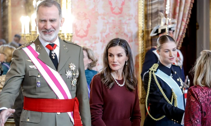 Regele Felipe, Regina Letizia și Prințesa Leonor Foto Profimedia (2) jpg