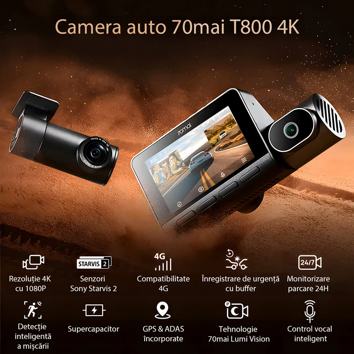 camera auto 70mai t800 4k investi ia inteligenta in siguran a rutiera intr un trafic tot mai sufocant1 jpg