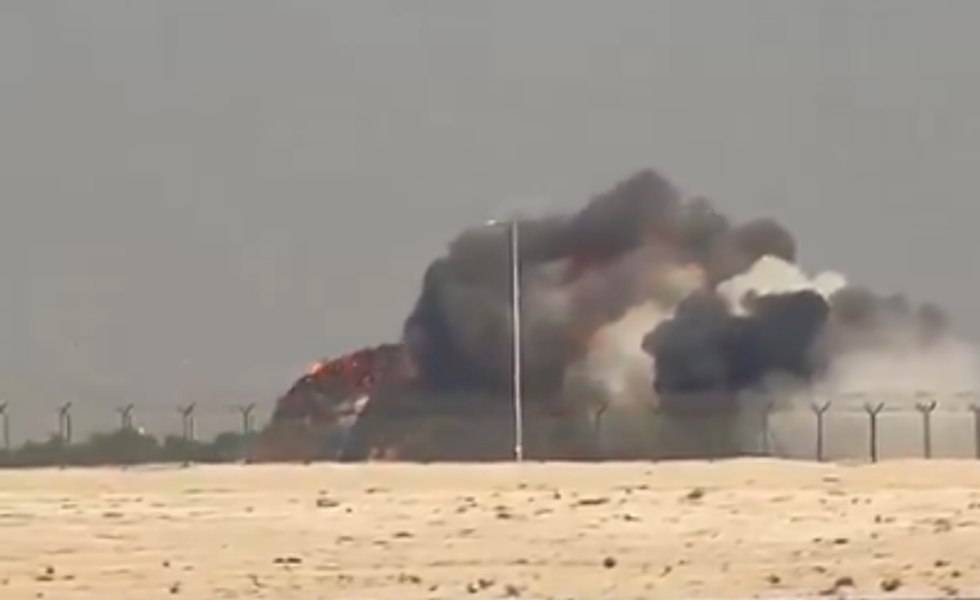 Avion de luptă, prăbușit în timpul unui show aviatic la Dubai. Pilotul a murit