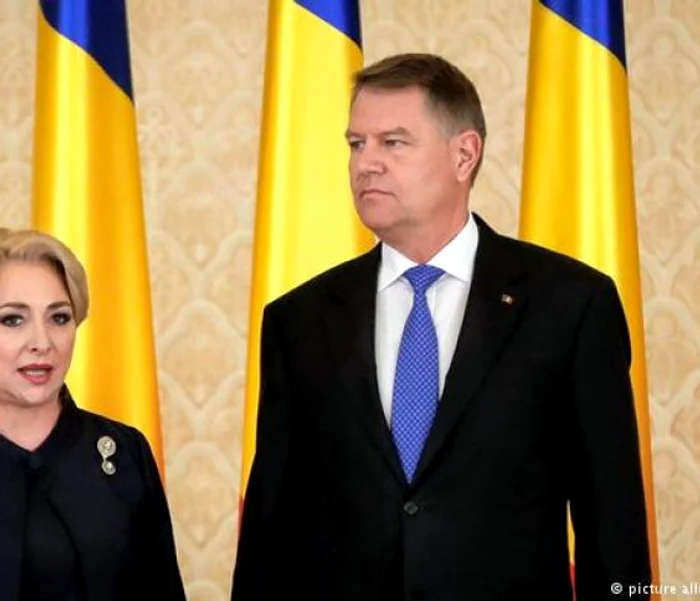 Premierul şi preşedintele României, V.V. Dăncilă şi Klaus Iohannis