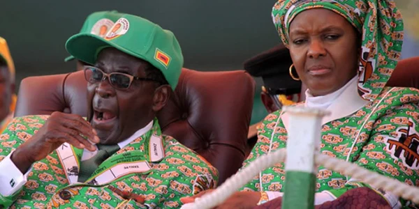 Sotii Robert si Grace Mugabe FOTO zimbabwelatestnews.net