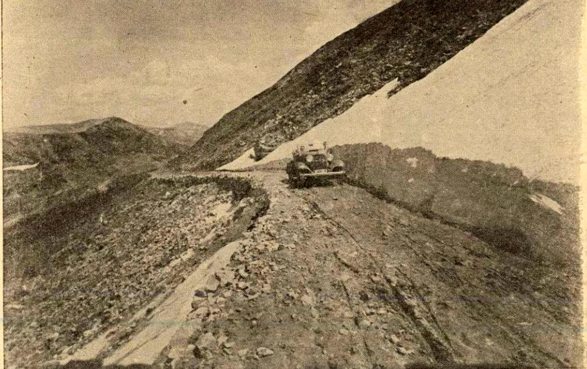 Transalpina. Sursa; ziarul Vremea, 1936