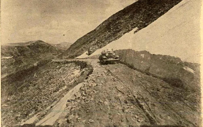 Transalpina. Sursa; ziarul Vremea, 1936