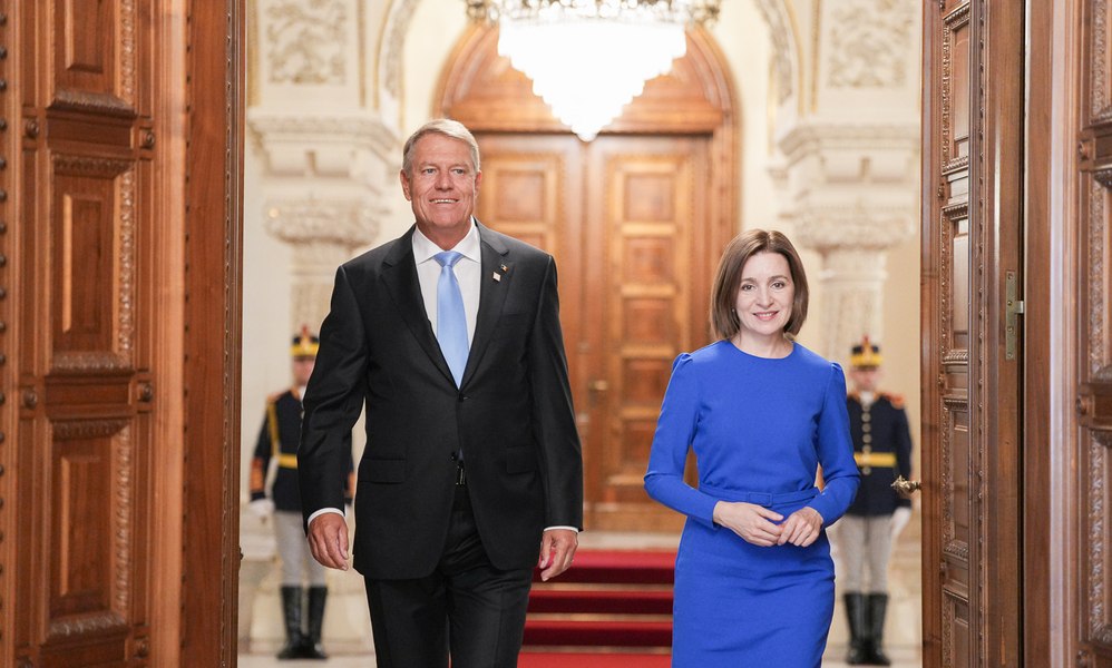 Iohannis, întâlnire cu Maia Sandu. Discuții despre progresul aderării Moldovei la UE