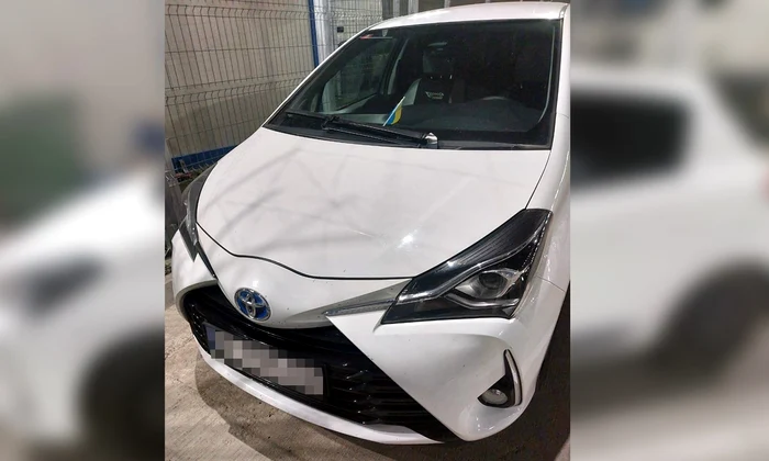 Mașina figura ca furată din grecia FOTO: Poliția de Frontieră
