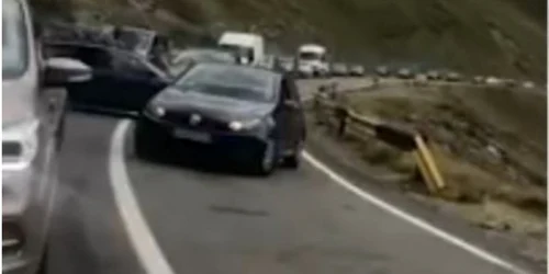 Bataie intre doi soferi pe Transfagarasan Captura YouTube