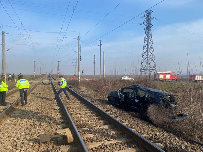 Accidentul a avut loc în zona Şişcani-Adjud FOTO: IPJ Vrancea