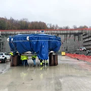 Șantier Tunelul Poiana