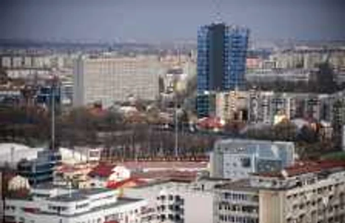 Bucureştiul văzut de sus. FOTO Mediafax