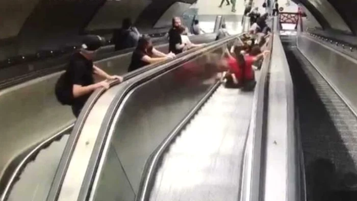 Accident într-o stație de metrou din Turcia FOTO @TurkgunGazetesi / X