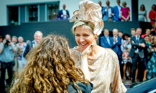 Regina Maxima a Olandei în Almelo, Foto Profimedia (1) jpg