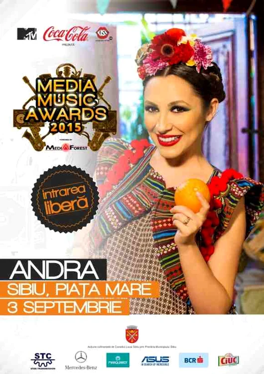 Artista își va încânta fanii la Sibiu