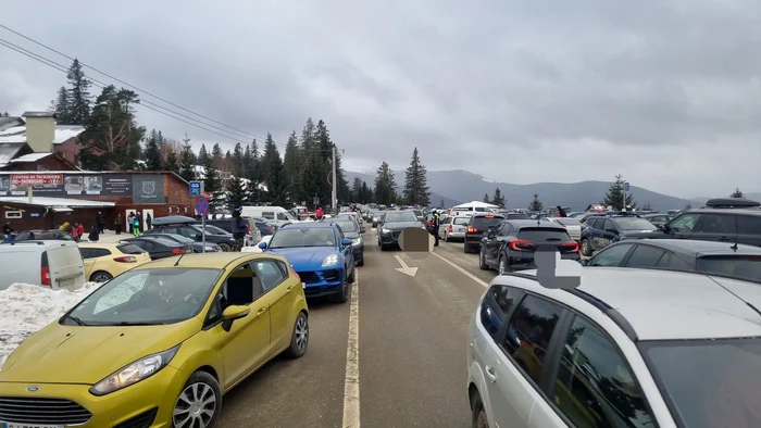 Aglomerație pe Valea Prahovei FOTO: FB/Ziua Online