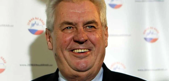 Preşedintele ceh Milos Zeman