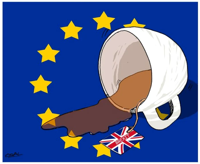 caricatura brexit twitter