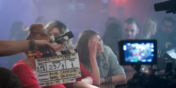 Imagine din timpul filmărilor FOTO echipa de producţie