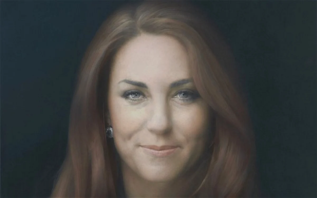 Primul portret al ducesei de Cambridge a fost considerat unul nereuşit de mulţi critici de artă FOTO telegraph.co.uk