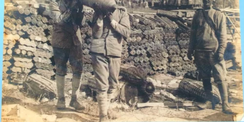 Soldaţi din Armata Română în Primul Război Mondial - Marele Război Sursa Muzeul Naţional de Istorie a României