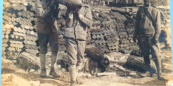 Soldaţi din Armata Română în Primul Război Mondial - Marele Război Sursa Muzeul Naţional de Istorie a României