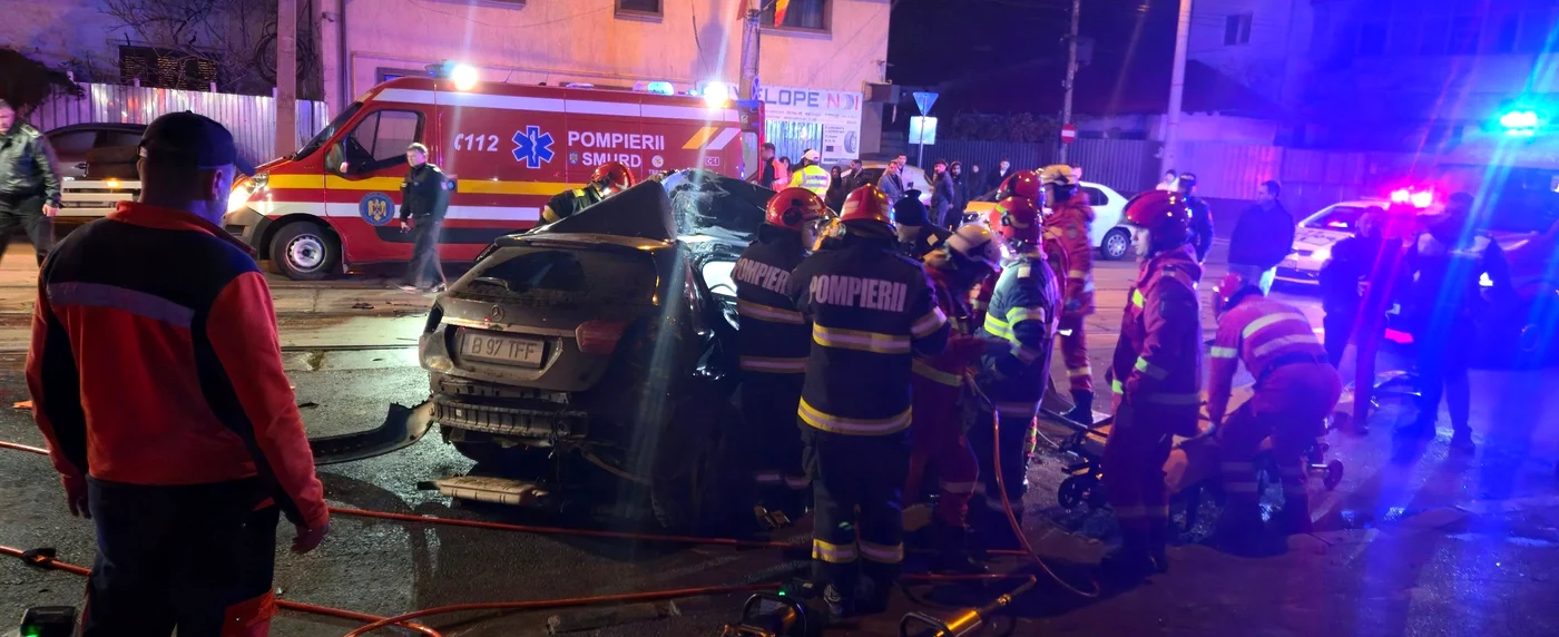Accidentul a avut loc în cartierul Rahova. FOTO Info Trafic / Facebook