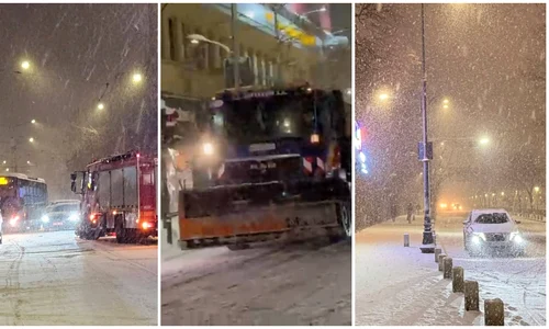 Ninsori și ger în toată țara. Intervenții pe mai multe drumuri FOTO: Facebook/Meteoplus