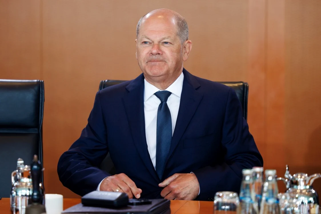 Cancelarul german Olaf Scholz FOTO EPA-EFE