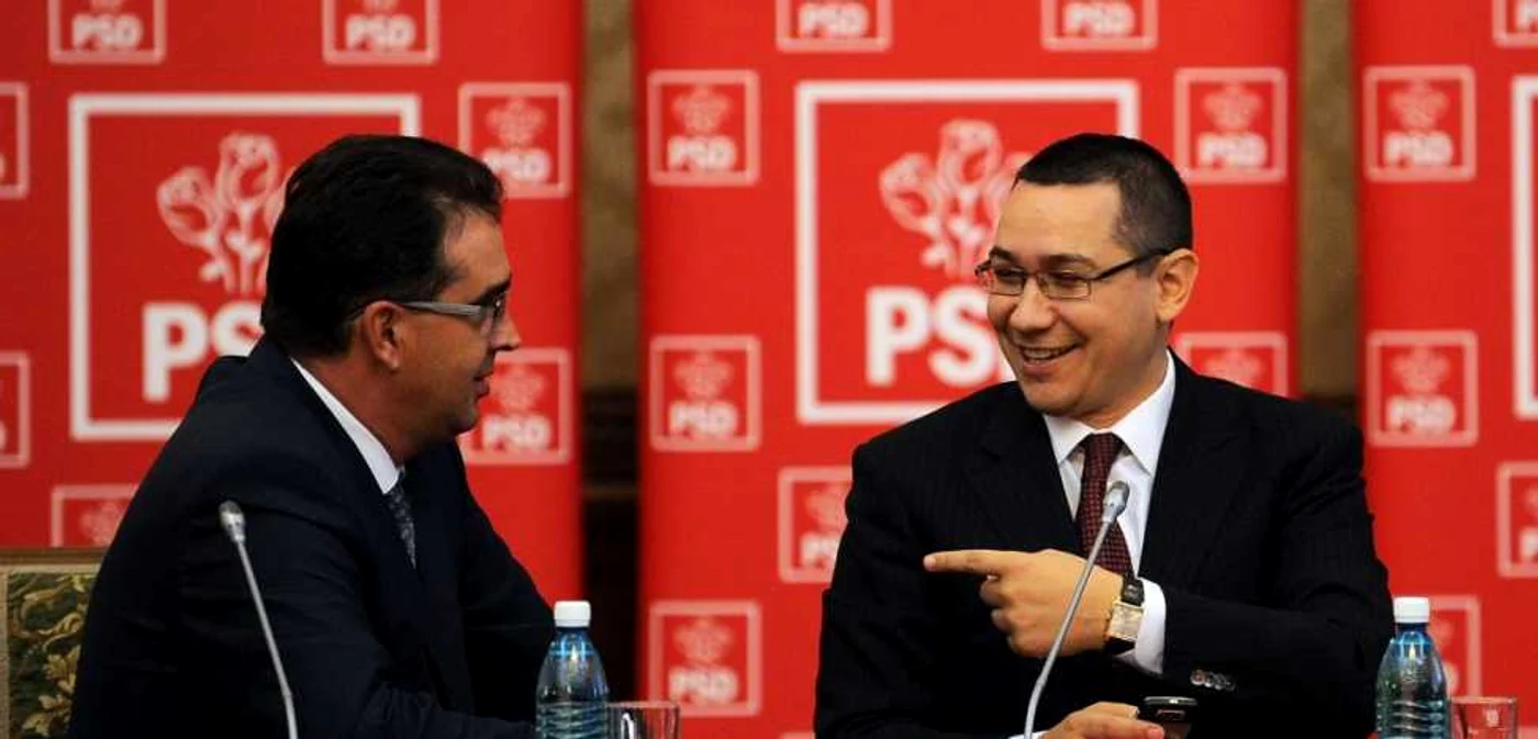 Marian Oprişan (stânga) conduce judeţul Vrancea, care apare în topul supraîndatorării locale FOTO Mediafax