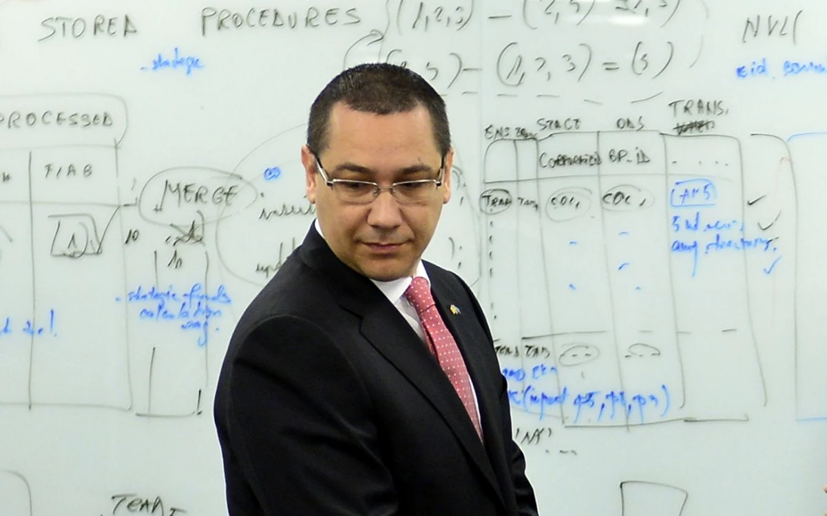 Premierul Victor Ponta FOTO Mediafax