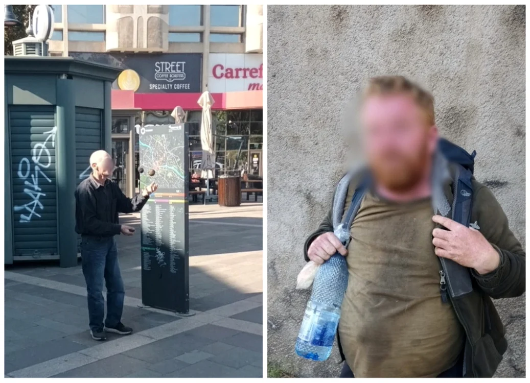 Cei doi cetăţeni britanici au refuzat să se lase cazaţi la Azilul de noapte.