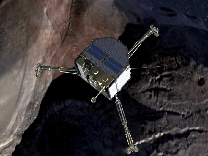 
    Robotul Philae, de mărimea unei maşini de spălat, a atins suprafaţa cometei Ciuriumov - Gherasimenko miercuri, 12 noiembrieFoto: Flickr  