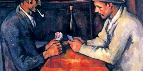 „Jucătorii de cărţi“ de Paul Cézanne, pictură din colecţia miliardarului grec George Embiricos, vândută  cu 250-300 de milioane de dolari