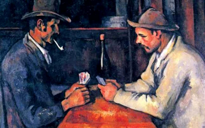 „Jucătorii de cărţi“ de Paul Cézanne, pictură din colecţia miliardarului grec George Embiricos, vândută  cu 250-300 de milioane de dolari