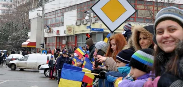 Ziua Naţională a României. sărbătorită în Piaţa Unirii din Slobozia FOTO Adevărul