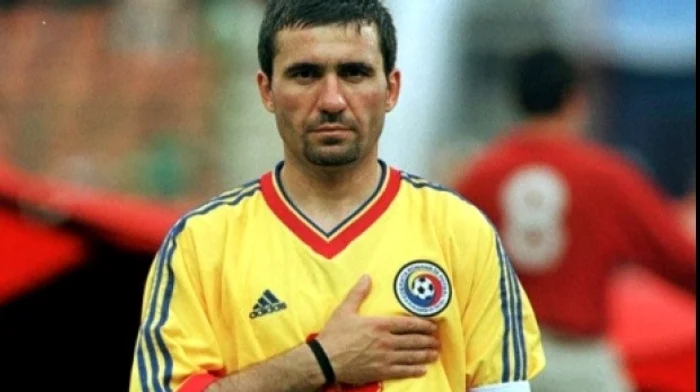 Gică Hagi, pe vremea când juca pentru România