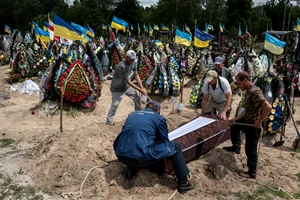Kiev înmormântări 112 zile de război Ucraina -Rusia . FOTO Gettyimages