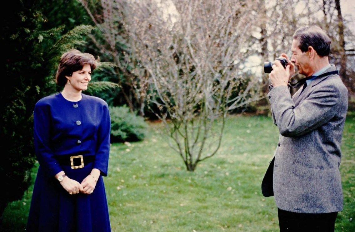 Principesa Margareta și Regele Mihai, în 1989. Casa Majestății Sale