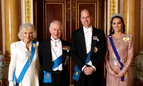 Kate, William, Charles și Camilla la recepția diplomatică, Profimedia jpg