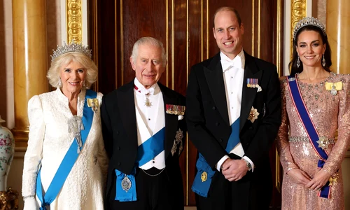 Kate, William, Charles și Camilla la recepția diplomatică, Profimedia jpg