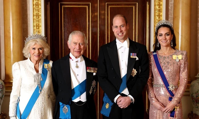Kate, William, Charles și Camilla la recepția diplomatică, Profimedia jpg