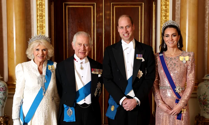 Kate, William, Charles și Camilla la recepția diplomatică, Profimedia jpg