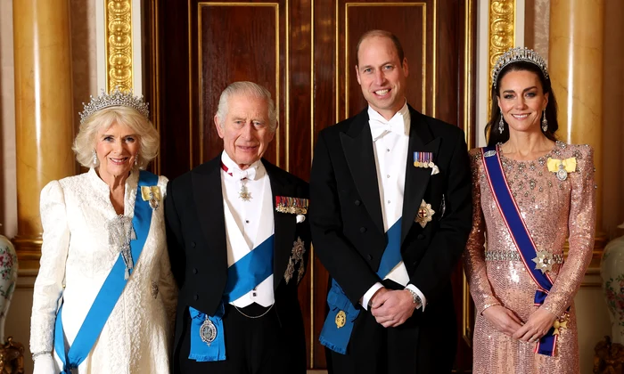 Kate, William, Charles și Camilla la recepția diplomatică, Profimedia jpg